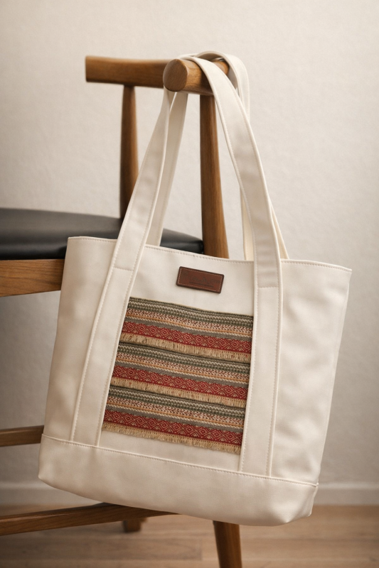 Women Bag -  Cactus - White